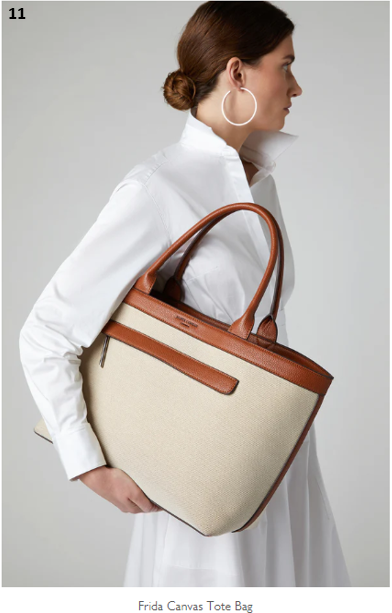 Jasper Conran Frida Canvas Tote Bag