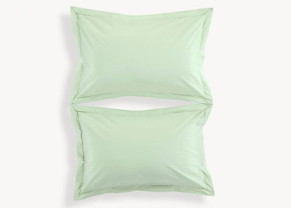 Christy "200TC Organic" Plain Dyed Sheets & Duvet Covers in Sage Green