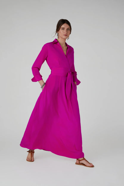 Jasper Conran Celia Maxi Silk Wrap Dress