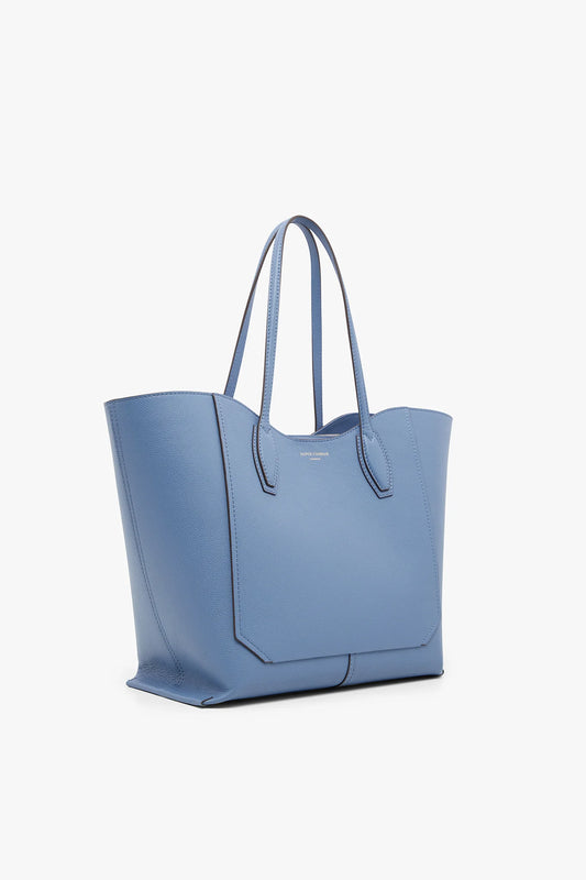Jasper Conran "Bryn" Leather Tote Bag in Blue
