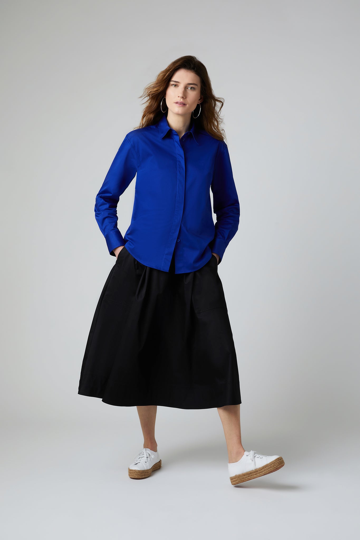 Jasper Conran "Fiona" Full Skirt Black