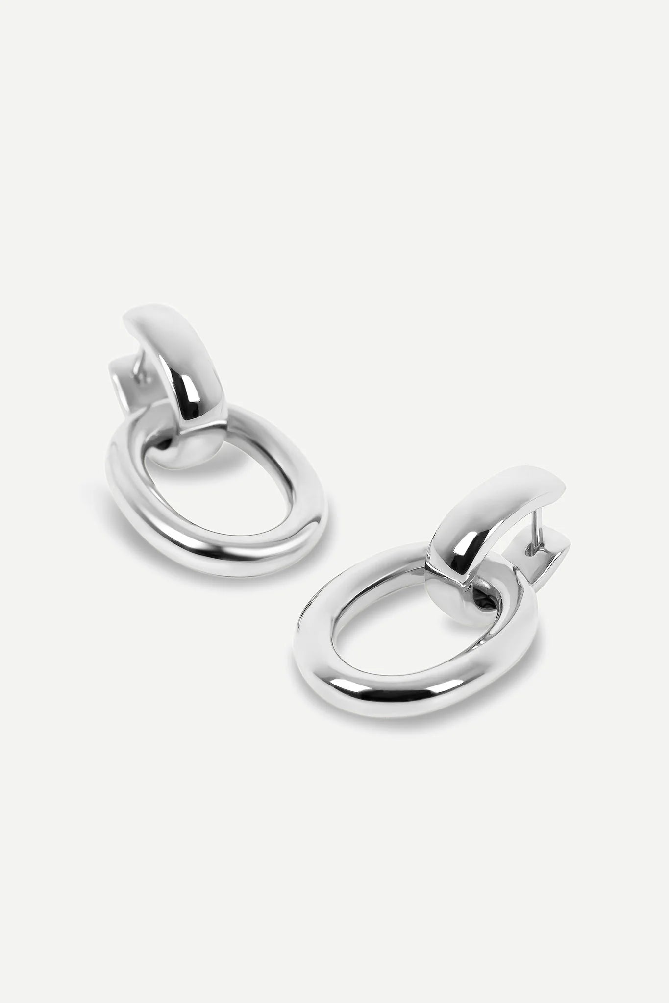 Jasper Conran "Gwyneth" Chain Earrings in Silver