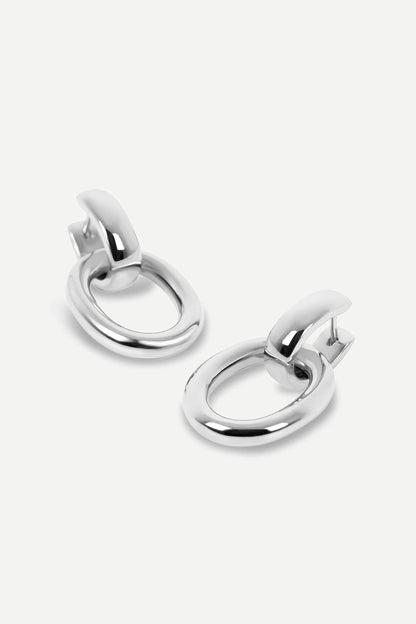 Jasper Conran "Gwyneth" Chain Earrings in Silver