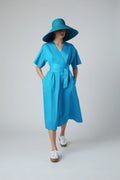 Betsy Kimono Dress in Turquoise