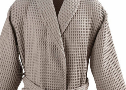 Christy "Waffle" Bathrobe in Grey