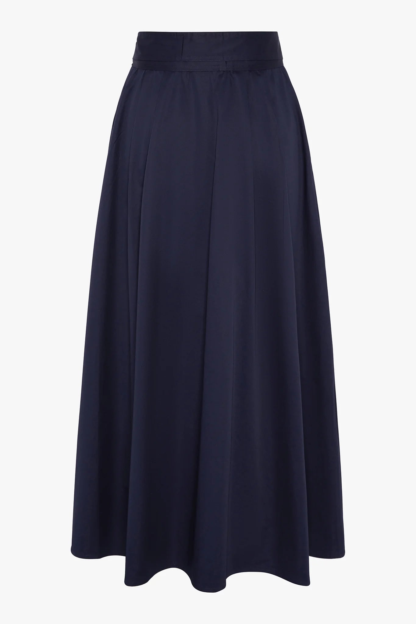 Jasper Conran "Florry" Maxi Full Skirt Cotton in Navy
