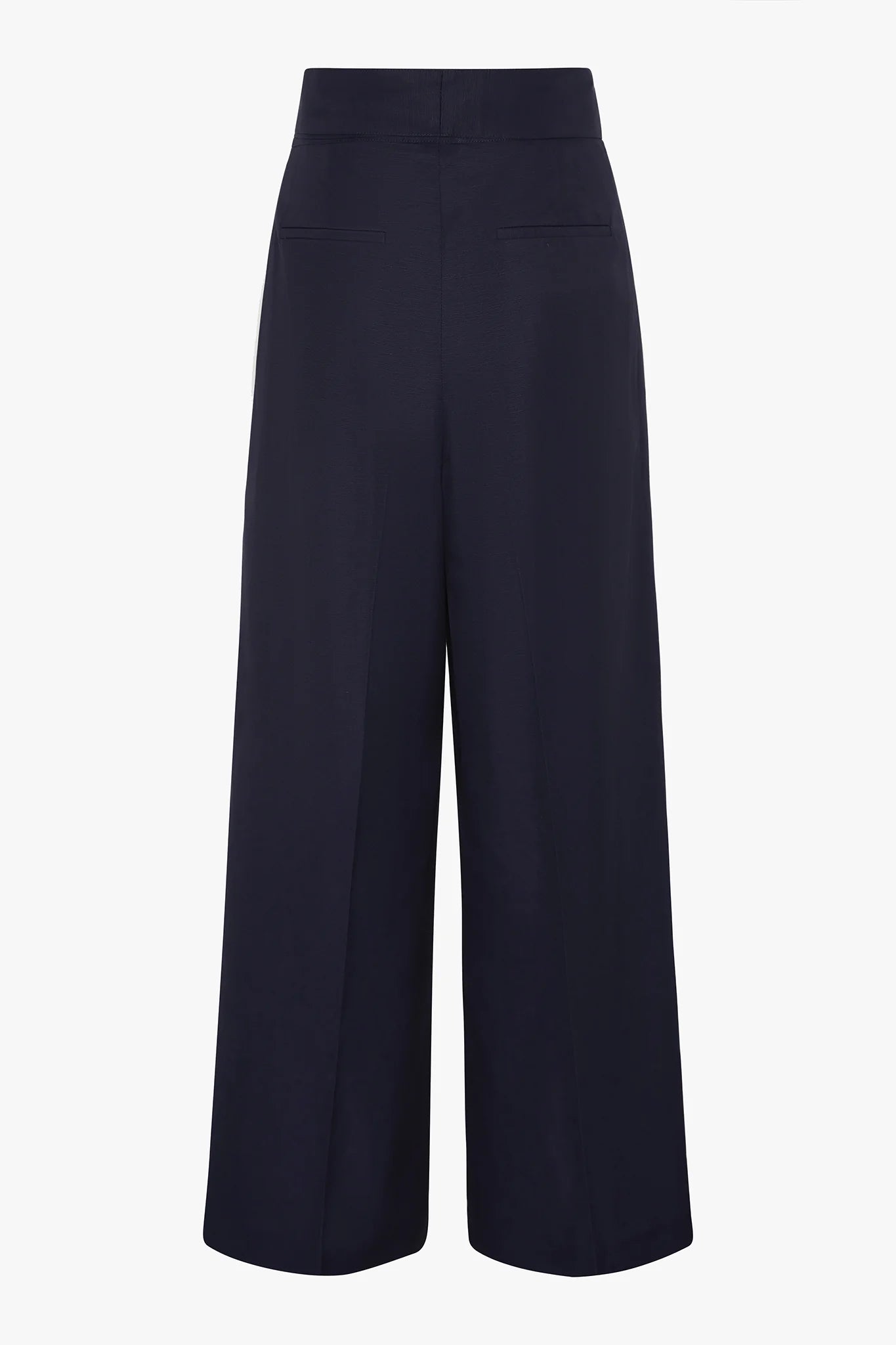 Jasper Conran "Hannah" Wide Leg Linen Blend Trouser in Navy