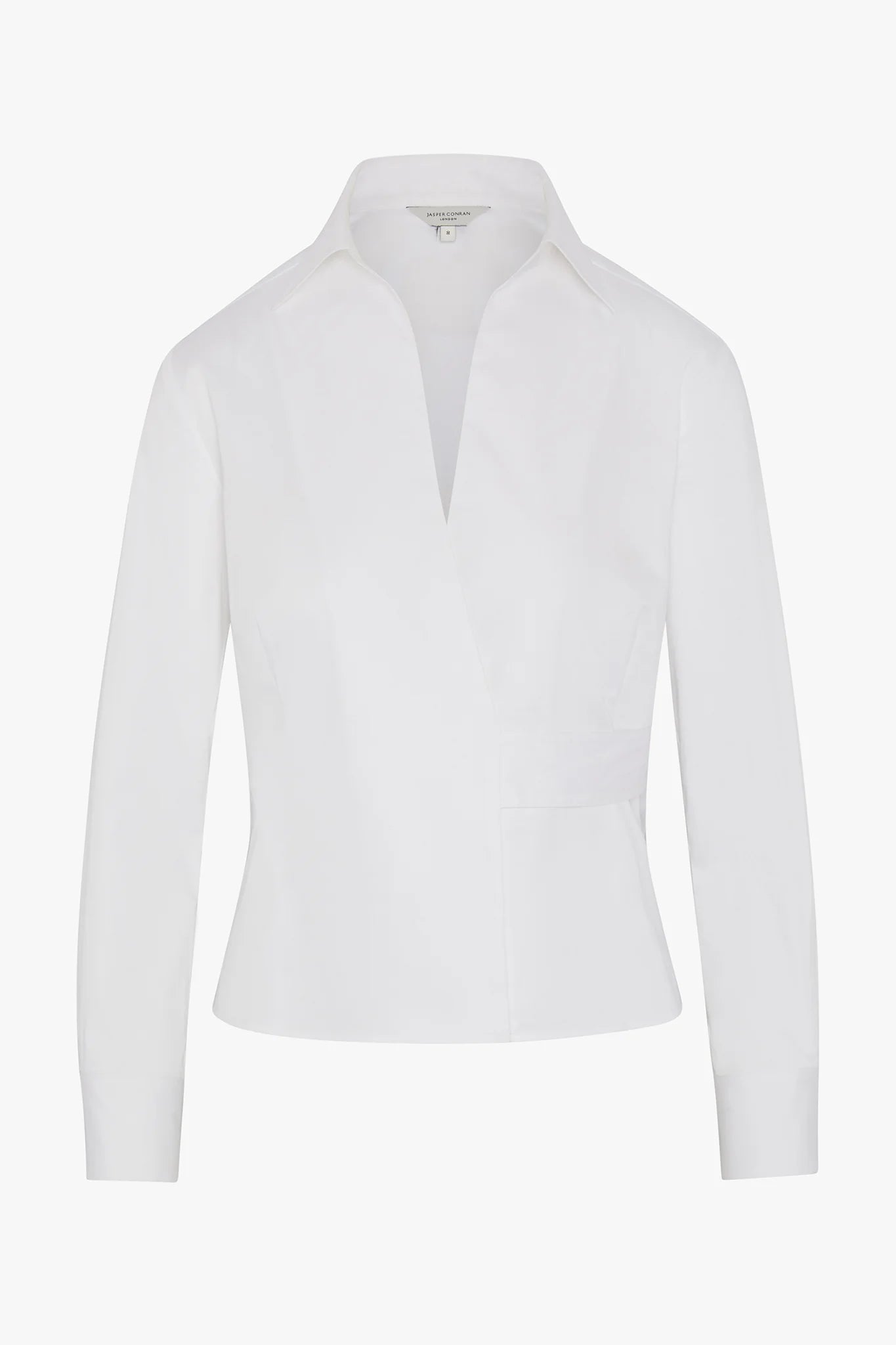 Jasper Conran "Holly" Plain Wrap Shirt in White