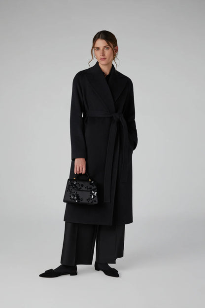 Jasper Conran "Imelda" Sequin Top Handle Bag in Black