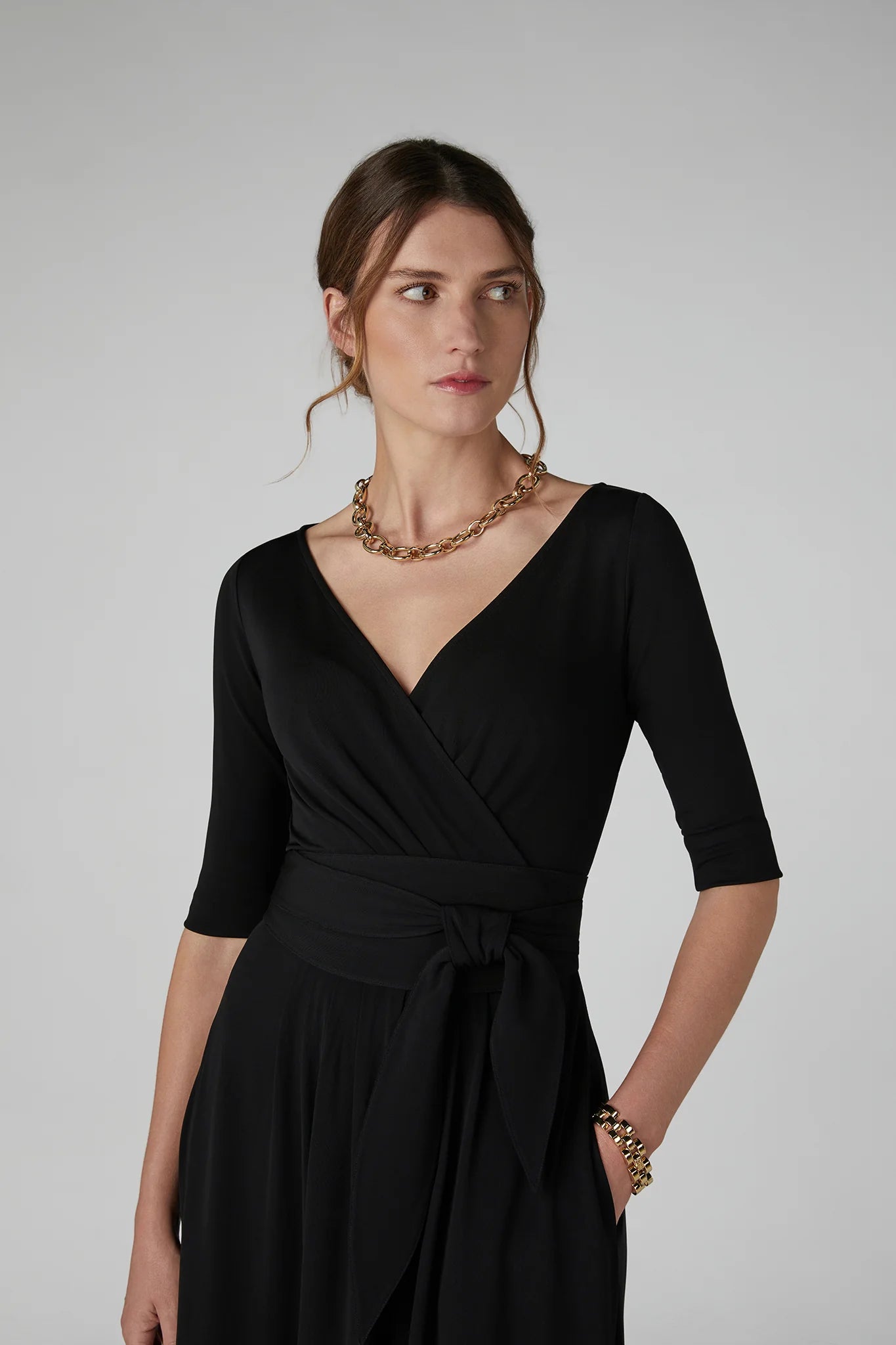 Jasper Conran "Gwyneth" Chain Necklace in Gold