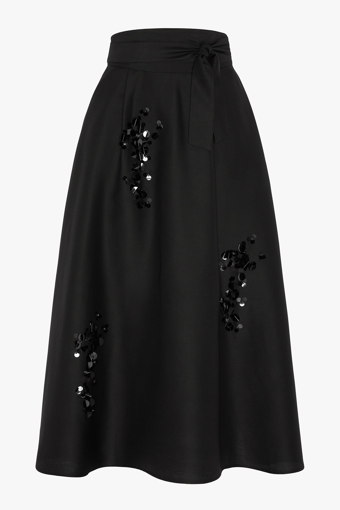 Jasper Conran Imelda Wool Silk Sequin Skirt