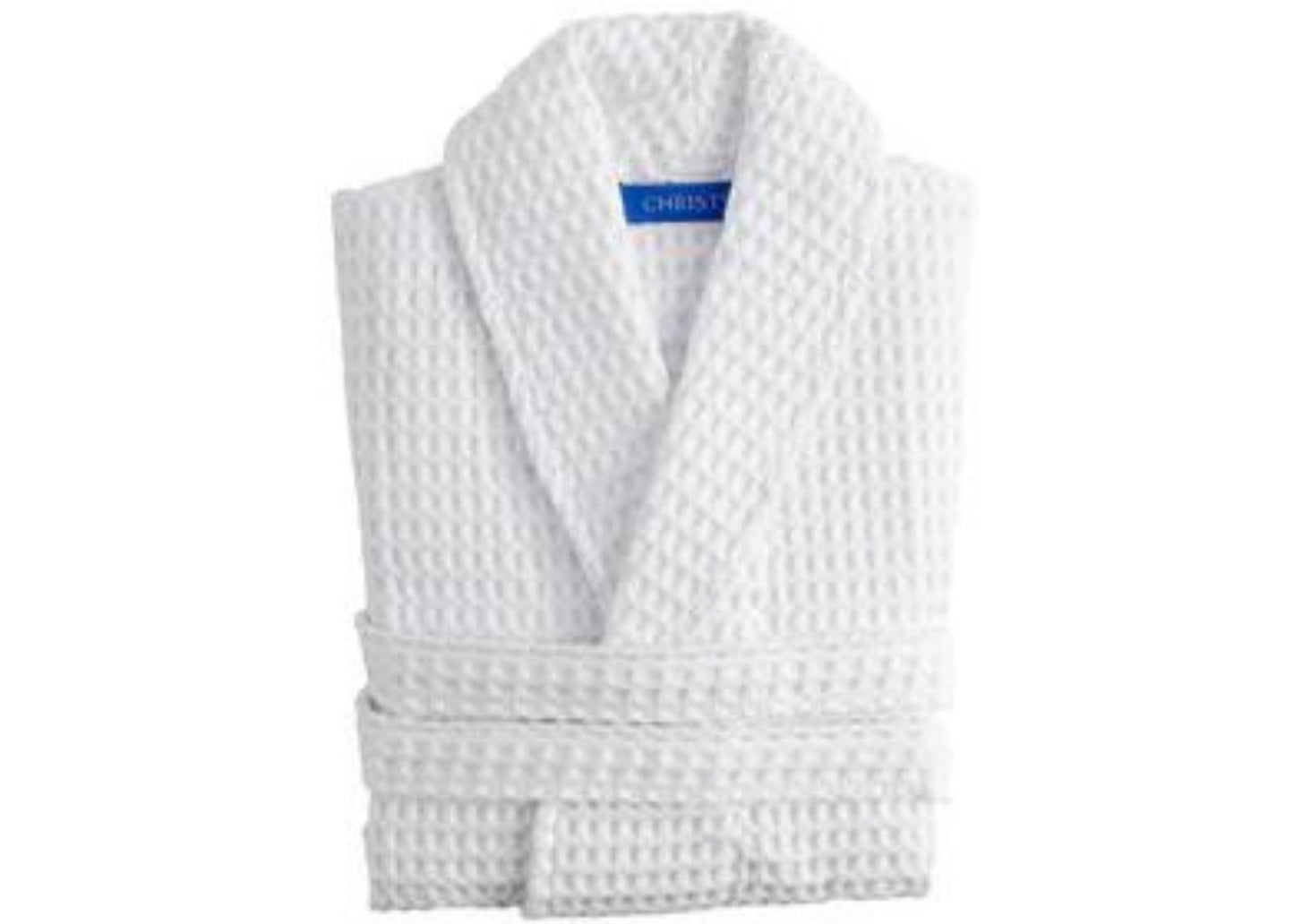 Christy "Waffle" Bathrobe in White