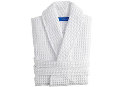 Christy "Waffle" Bathrobe in White