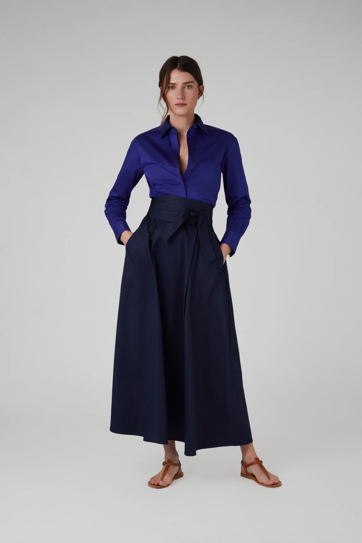 Jasper Conran Fran Button Through Cotton Shirt