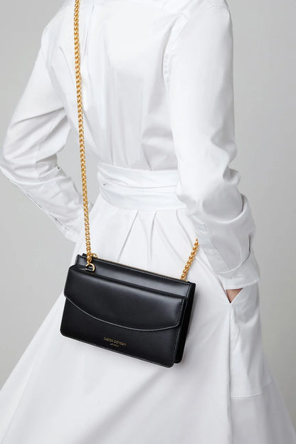 Jasper Conran Francine Leather Chain Clutch