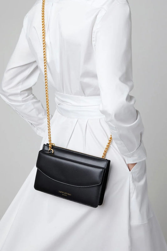 Jasper Conran Francine Leather Chain Clutch