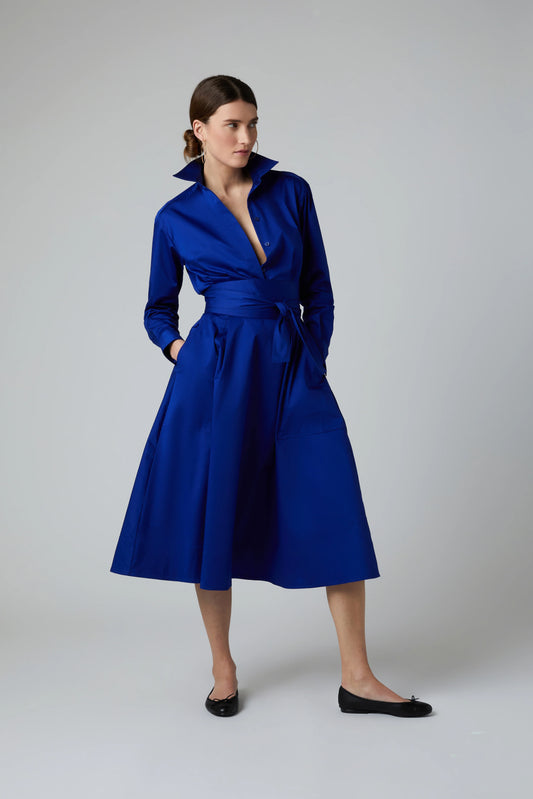 Jasper Conran "Blythe" Full Skirt Shirt Dress