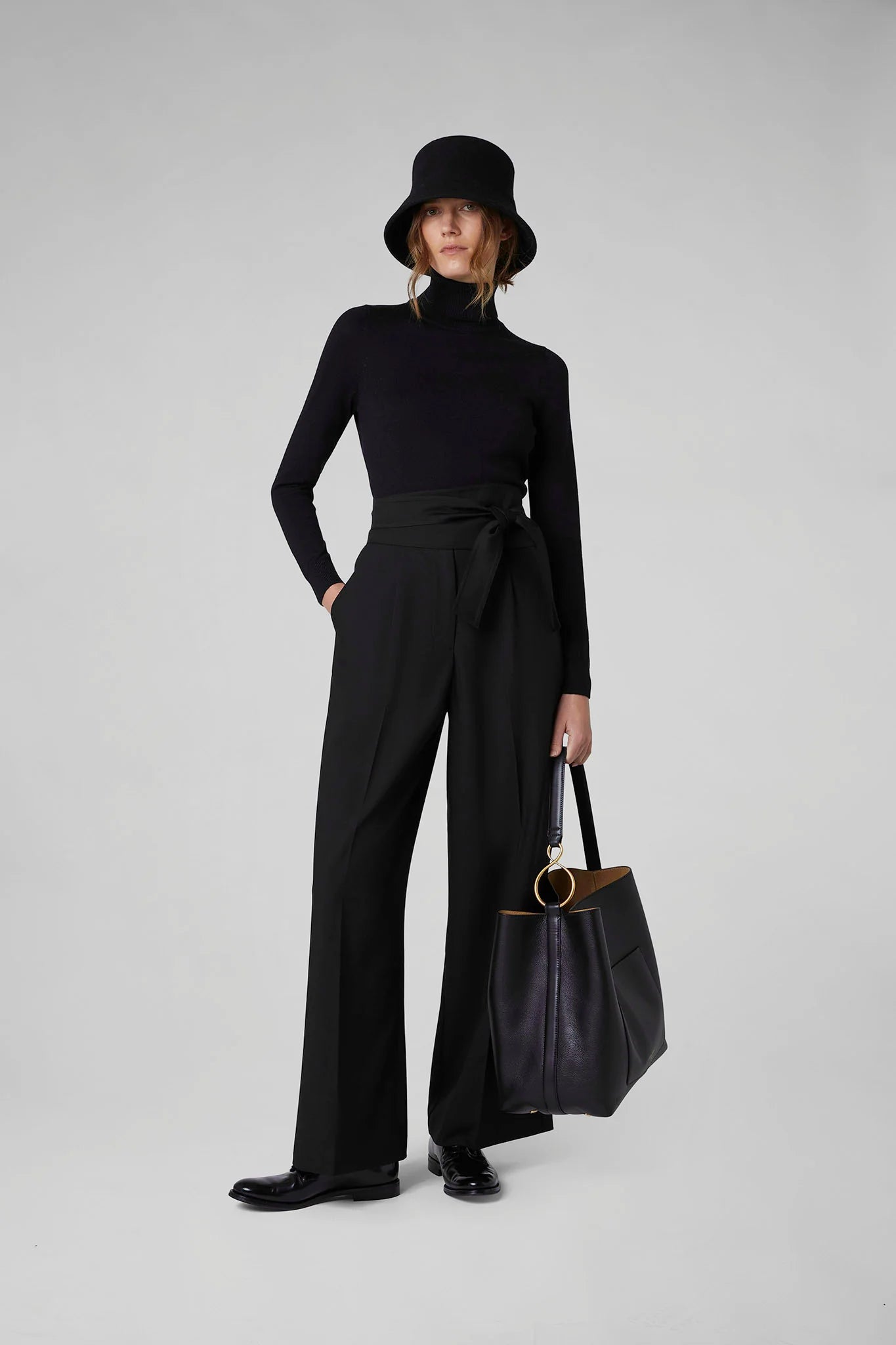 Jasper Conran Gigi Leather Hobo Bag