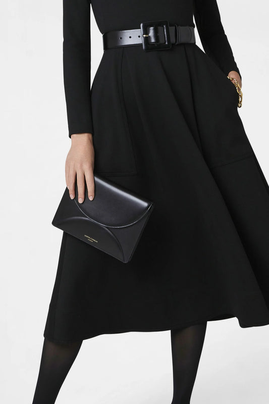 Jasper Conran Gabriella Leather Clutch Bag