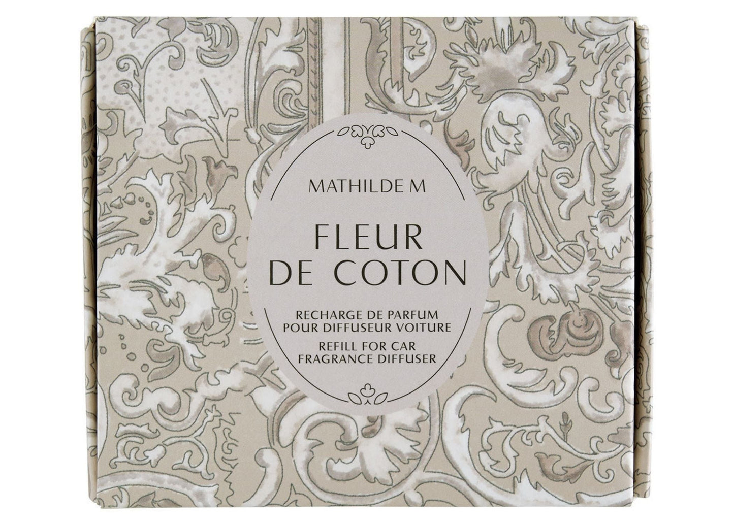 Mathilde "Fleur de Coton" Car fragrance diffuser refill Escapades Parfumées