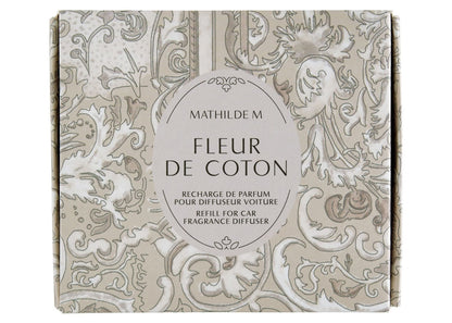 Mathilde "Fleur de Coton" Car fragrance diffuser refill Escapades Parfumées
