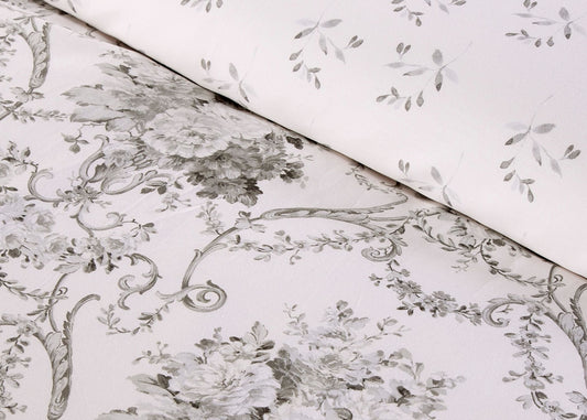 Christy "Paris" Duvet Cover Sets in Silver