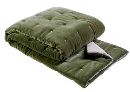 Christy "Jaipur" Throw in Olive