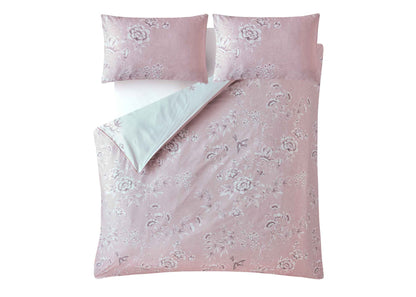 Laura Ashley "Rowsham" Duvet Cover Set in Dark Blush