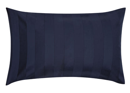 Jasper Conran "Satin Stripe" 500 Thread Count Duvet Cover in Navy