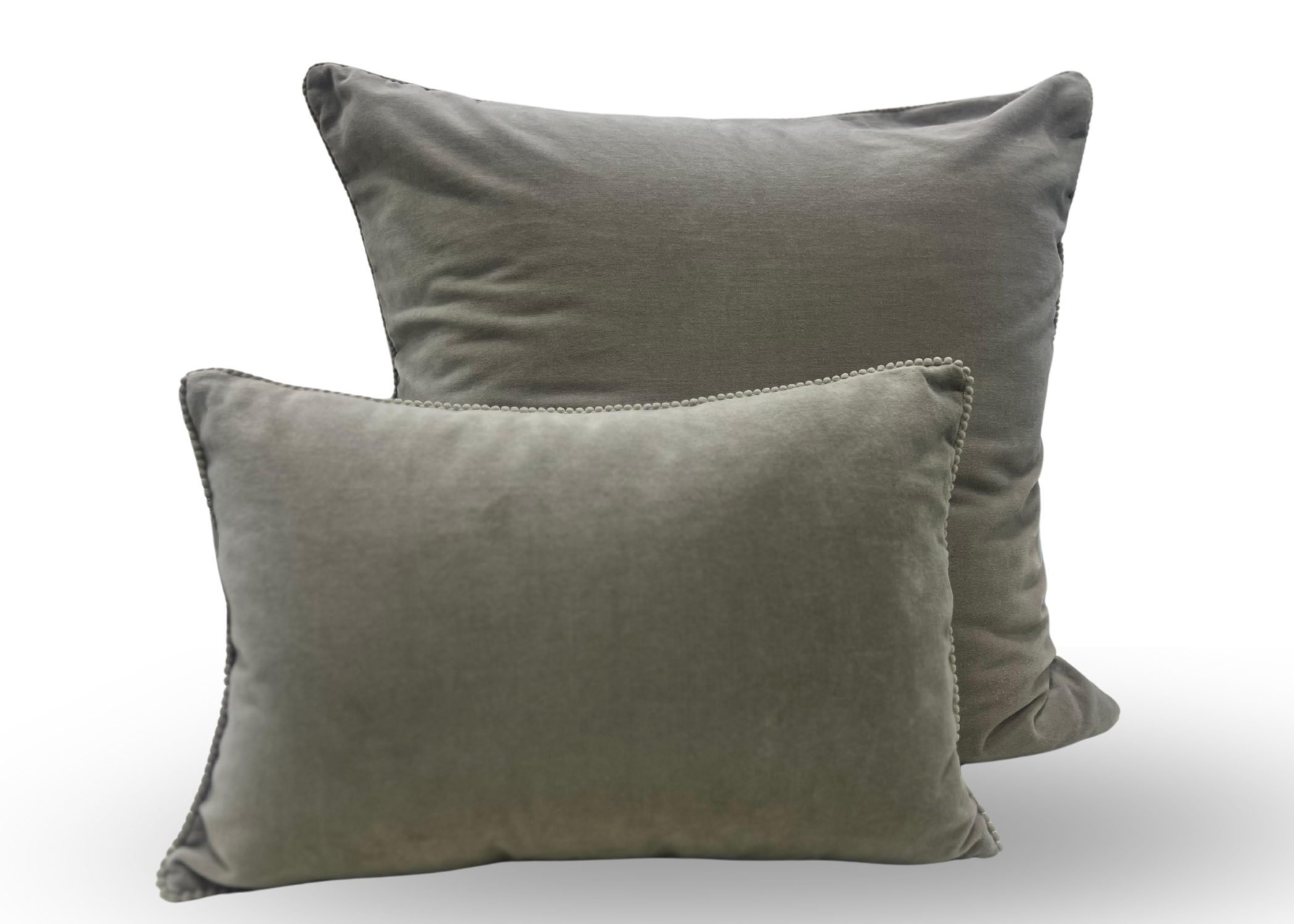 Christy "Arles" Decorative Filled Cushion in Sand (Silver)
