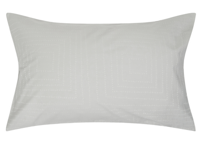 Jasper Conran "Dot to Dot" Jacquard Duvet Cover Set in Lunar Grey
