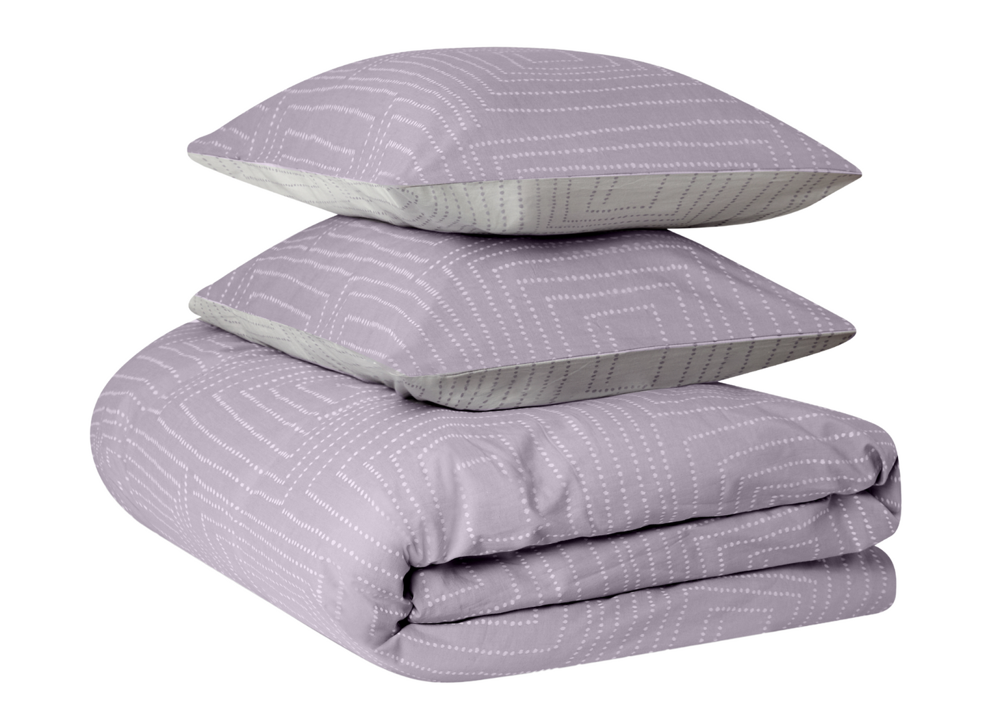 Jasper Conran "Dot to Dot" Jacquard Duvet Cover Set in Lavender