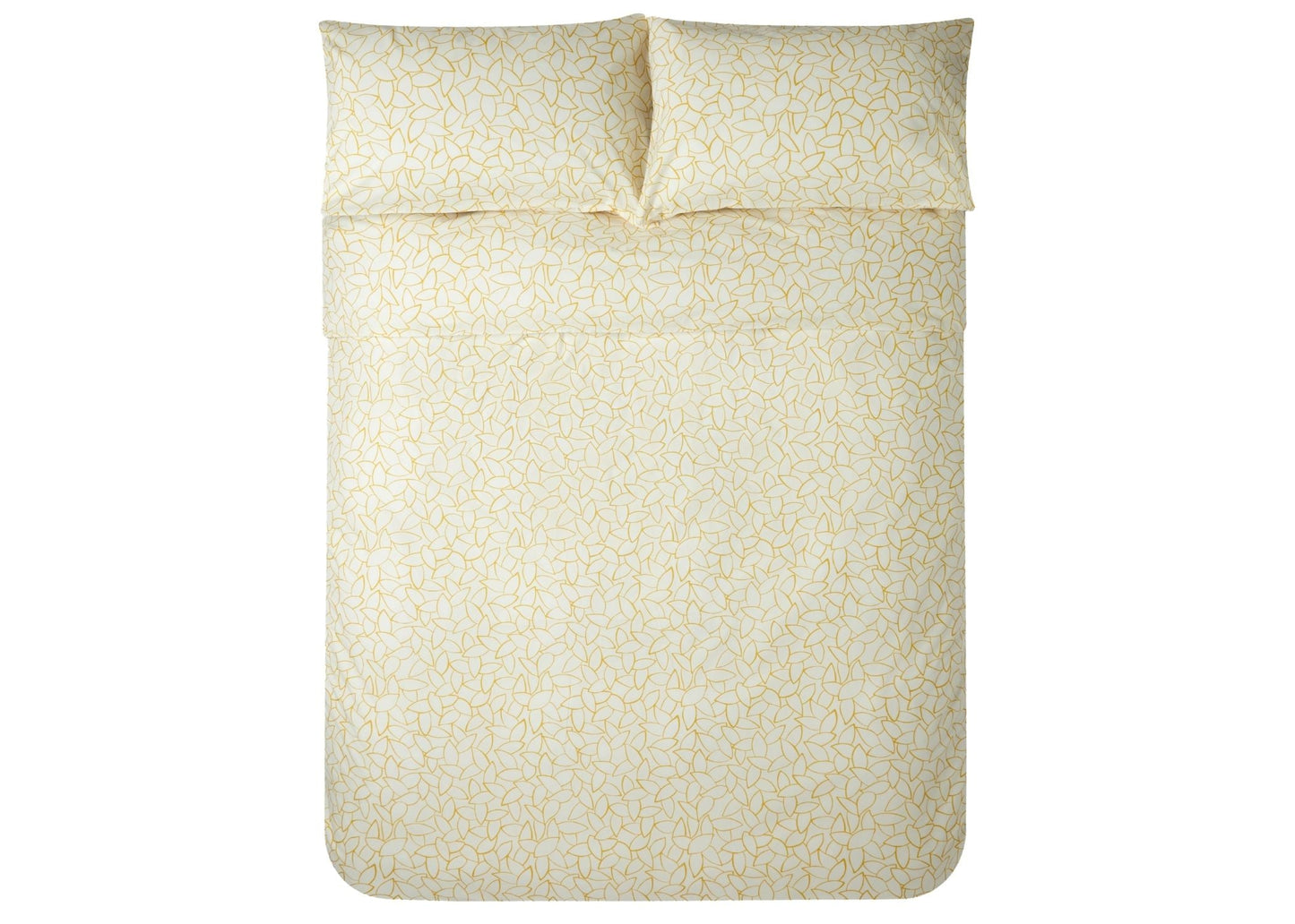 Jasper Conran "Mini Leaves" Duvet Cover Set in Bamboo