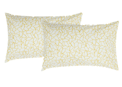 Jasper Conran "Mini Leaves" Duvet Cover Set in Bamboo