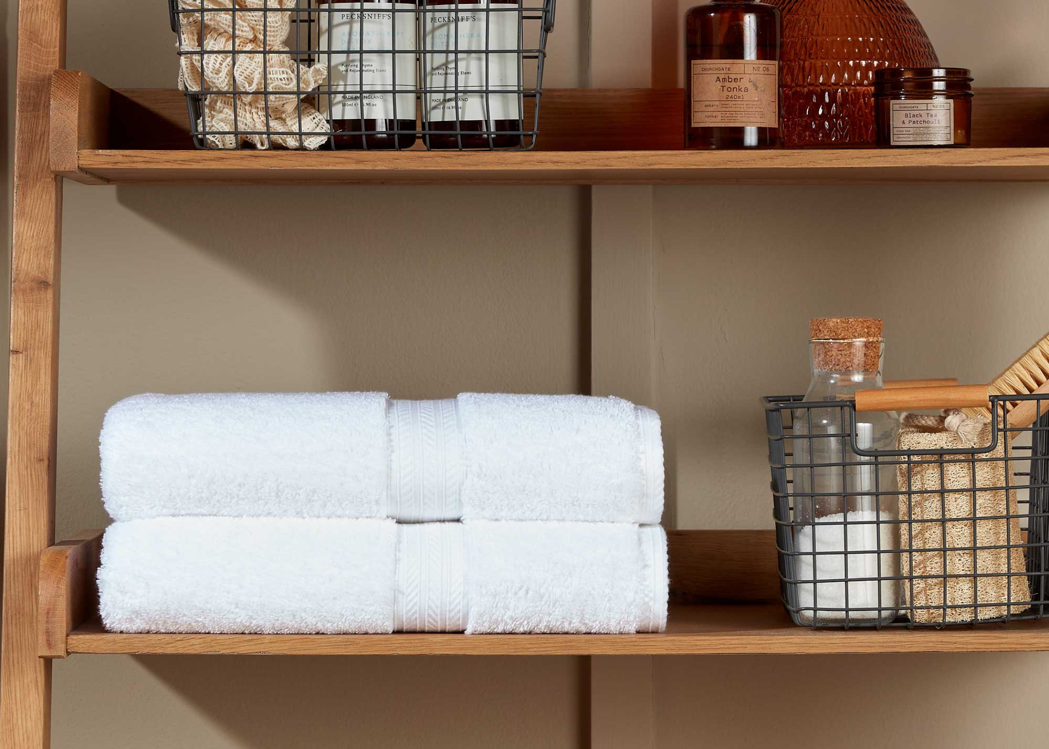 Christy "Renaissance" Egyptian Cotton Bath Towels Collection in White