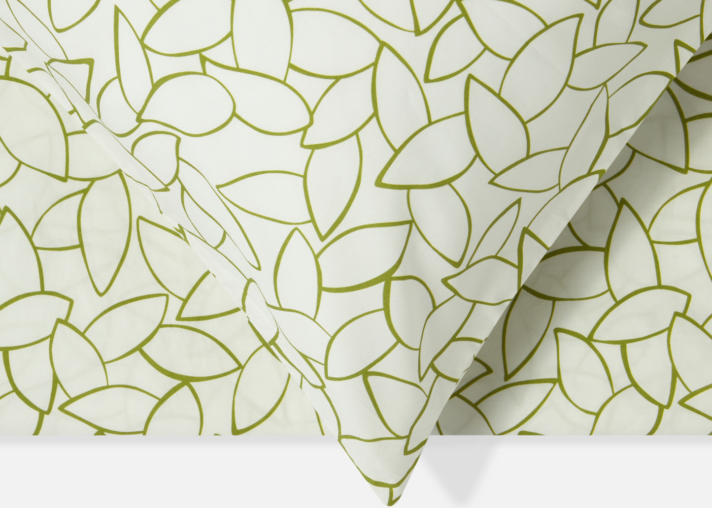 Jasper Conran "Mini Leaves" Duvet Cover Set in Spinach (Green)