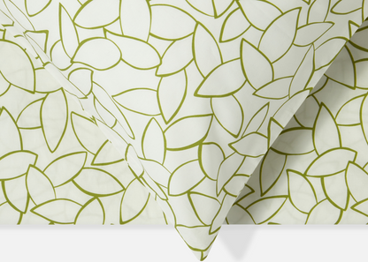 Jasper Conran "Mini Leaves" Duvet Cover Set in Spinach (Green)