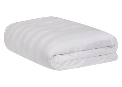 Jasper Conran "Satin Stripe" 500 Thread Count Duvet Cover in White