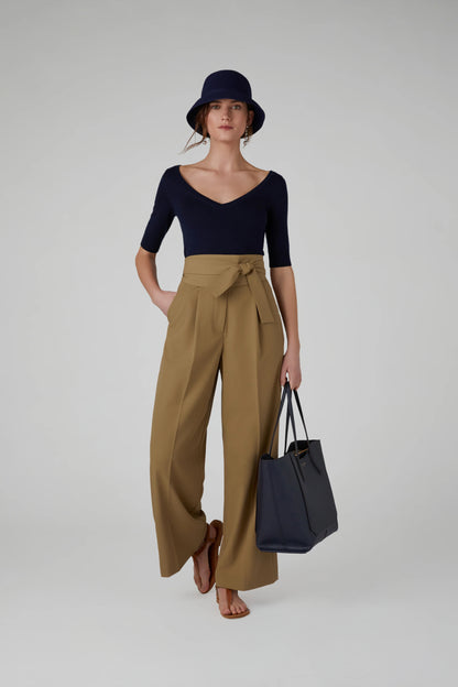 Jasper Conran Georgia Wide Leg Trouser Camel