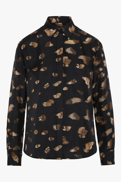 Jasper Conran Isabella Silk Twill Printed Shirt