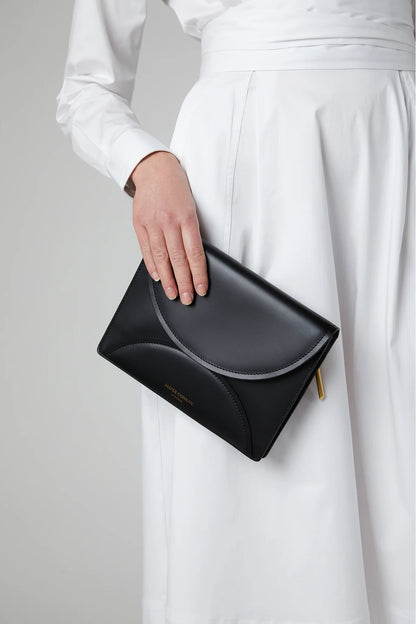 Jasper Conran Gabriella Leather Clutch Bag