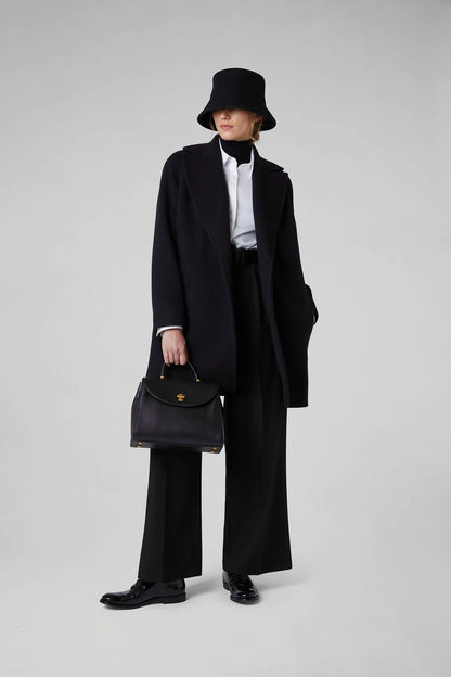 Jasper Conran "Geraldine" Wool Blend Mid-Length Coat