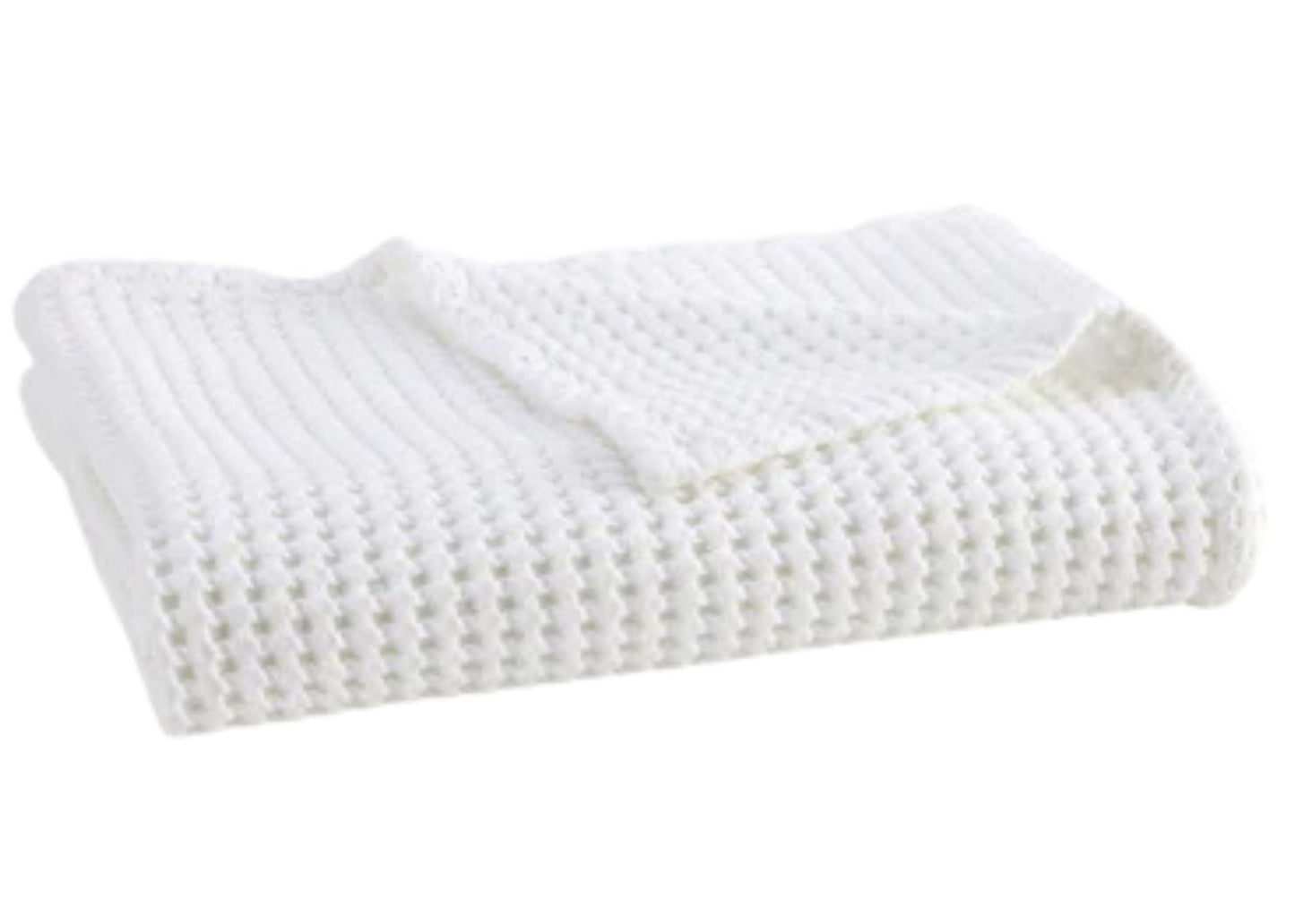 Christy "Waffle" Bath Towels Collection in White