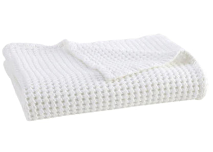 Christy "Waffle" Bath Towels Collection in White