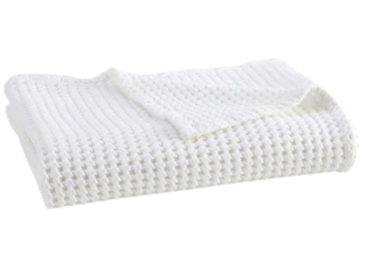 Christy "Waffle" Bath Towels Collection in White