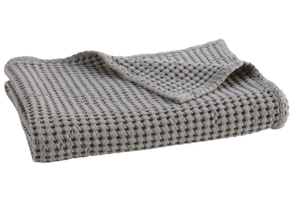 Christy "Waffle" Bath Towel Collections in Dove Grey