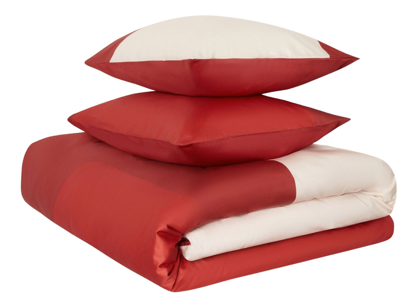 Jasper Conran "Colour Block" Duvet Cover Set in Red