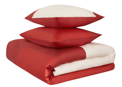 Jasper Conran "Colour Block" Duvet Cover Set in Red