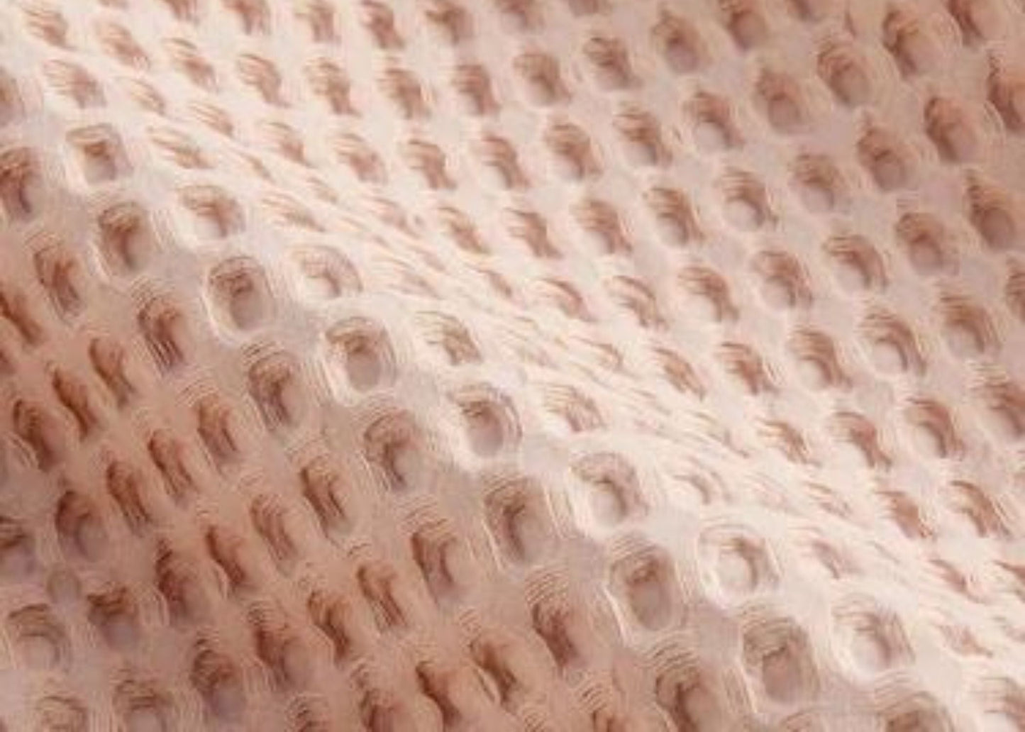 Christy "Waffle" Bathrobe in Blush