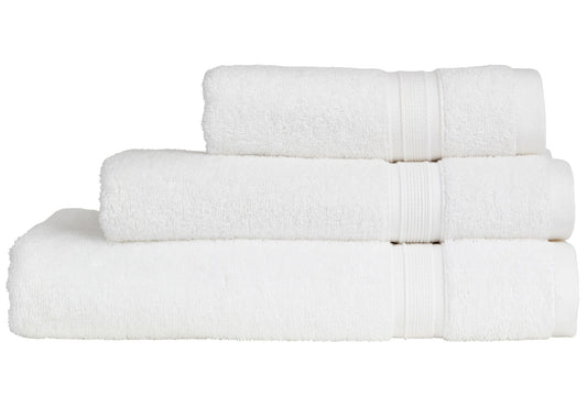Christy "Serene" Bath Towel Set of 3 in White